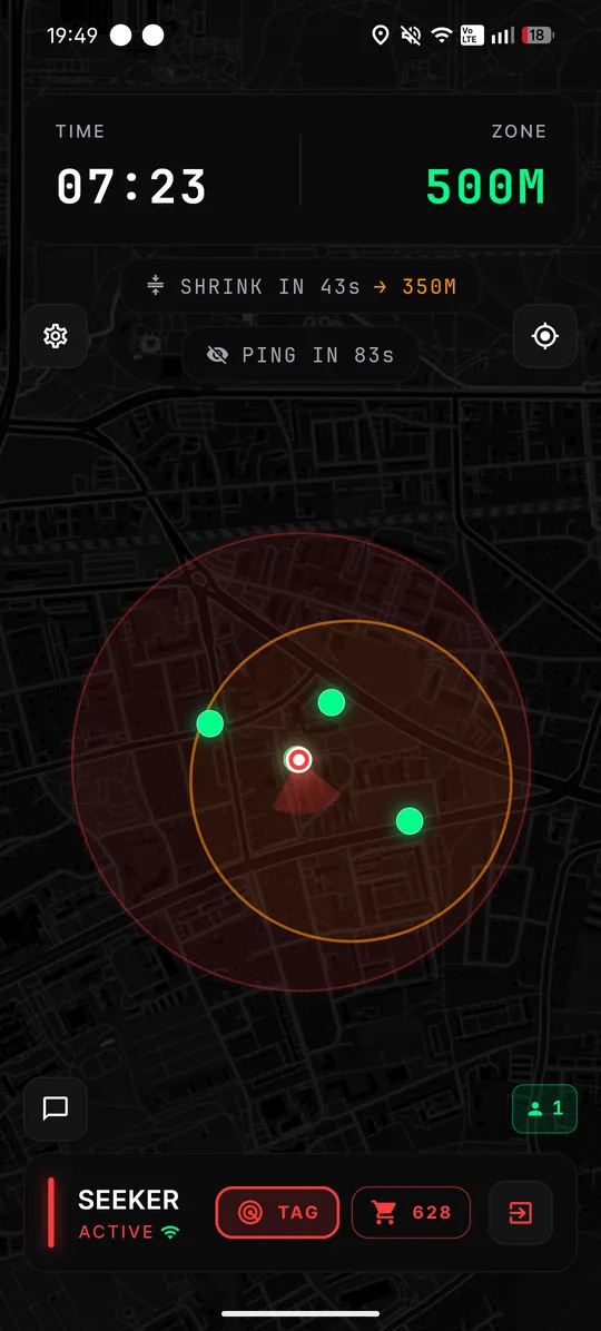 HideZone Gameplay - Seeker View